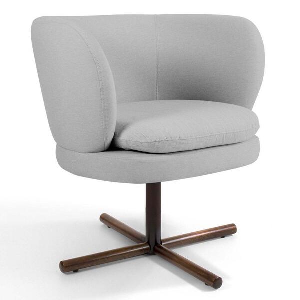 Poltrona Melissa Xis C-315 Linho Cinza Claro