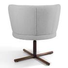 Poltrona Melissa Xis C-315 Linho Cinza Claro