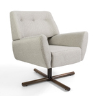 Poltrona Melli Rústico Palha B-446 Base X Giratória - D'rossi