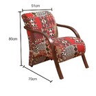 Poltrona Melly 01 Lugar Estampa 016 Home Decorações