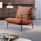 Poltrona Metal Industrial Agatha Luxo Terracota