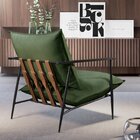 Poltrona Metal Industrial Agatha Luxo Verde