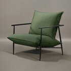 Poltrona Metal Industrial Agatha Luxo Verde