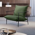 Poltrona Metal Industrial Agatha Luxo Verde