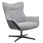 Poltrona Metropolitan - Preto E Cinza