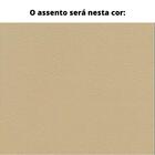 Poltrona Mh-3710 Herval Madeira Imbuia Assento Estofado Bege