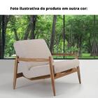 Poltrona Mh-3710 Herval Madeira Imbuia Assento Estofado Marro