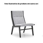 Poltrona Mh-3787 Herval Madeira Laca Fosca Preta Assento Esto