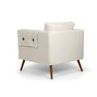 Poltrona Mia Poliéster Cru