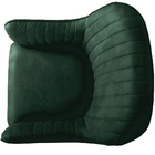 Poltrona Miley Pés Palito Gold Veludo Verde