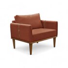 Poltrona Milla Luxo 80 Cm X 82 Cm X 76 Cm Terracota