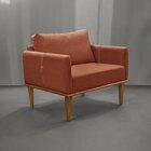 Poltrona Milla Luxo 80 Cm X 82 Cm X 76 Cm Terracota