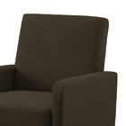 Poltrona Mirella Suede Com Rodízios C05 - D'rossi - Marrom