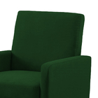 Poltrona Mirella Suede Com Rodízios C05 - D'rossi - Verde