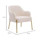 Poltrona Miss Bege Claro