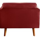 Poltrona Moderna Decoração Sala, Varanda, Recepção Luma Bordô