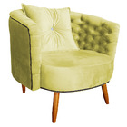 Poltrona Moderna Sofia Amarelo