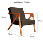 Poltrona Monalisa Decorativa Veludo Cores - Ds Estofados - Ma