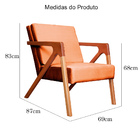 Poltrona Monalisa Decorativa Veludo Cores - Ds Estofados - Te