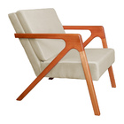 Poltrona Monalisa Luxo Suede Bege - Vallisa Decor