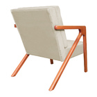 Poltrona Monalisa Suede Bege - Vallisa Decor