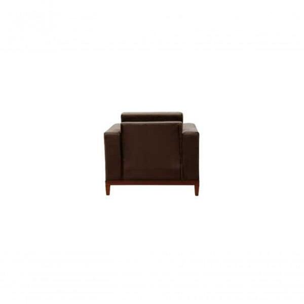 Poltrona Móveis Trida - Trida Veludo Marrom 78x92cm