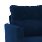 Poltrona Mx Chicago Veludo Azul