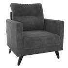 Poltrona Mx Chicago Veludo Cinza