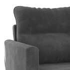 Poltrona Mx Chicago Veludo Cinza