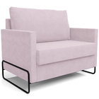 Poltrona Namoradeira 1 Lugar Sala De Estar Malta L02 Suede Ro