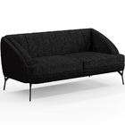 Poltrona Namoradeira 2 Lugares Coral D02 Linho Chumbo D-465 C