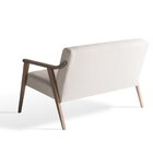 Poltrona Namoradeira 2 Lugares Madeira Maciça Jequitibá Assen