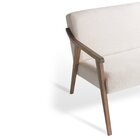 Poltrona Namoradeira 2 Lugares Madeira Maciça Jequitibá Assen