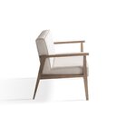 Poltrona Namoradeira 2 Lugares Madeira Maciça Jequitibá Assen