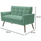 Poltrona Namoradeira 2 Lugares Pes Palito Gm Milani Store