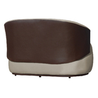 Poltrona Namoradeira Beatriz 2 Lugares Tecido Suede Com Compo