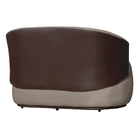 Poltrona Namoradeira Beatriz 2 Lugares Tecido Suede Com Compo