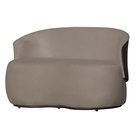 Poltrona Namoradeira Beatriz 2 Lugares Tecido Suede Com Compo