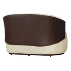 Poltrona Namoradeira Beatriz 2 Lugares Tecido Suede Com Compo