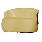 Poltrona Namoradeira Beatriz 2 Lugares Tecido Suede Com Compo