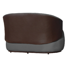 Poltrona Namoradeira Beatriz 2 Lugares Tecido Suede Com Compo