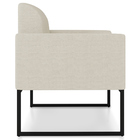 Poltrona Namoradeira Decorativa Isabella Base Industrial Linh