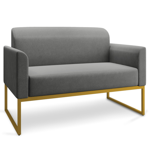 Poltrona Namoradeira Decorativa Isabella Base Industrial Linh