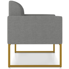 Poltrona Namoradeira Decorativa Isabella Base Industrial Linh