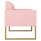 Poltrona Namoradeira Decorativa Isabella Base Industrial Sued