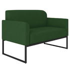 Poltrona Namoradeira Decorativa Isabella Base Industrial Sued