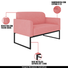 Poltrona Namoradeira Decorativa Isabella Base Industrial Sued