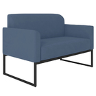 Poltrona Namoradeira Decorativa Isabella Base Industrial Sued