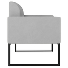 Poltrona Namoradeira Decorativa Isabella Base Industrial Sued