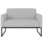 Poltrona Namoradeira Decorativa Isabella Base Industrial Sued